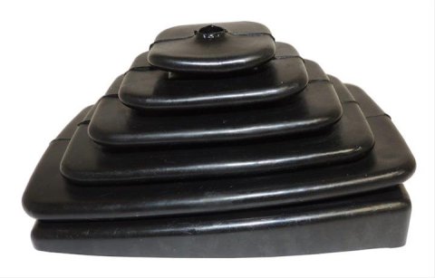 Crown Automotive Shifter Boots 52078558 Boots, Manual Transmission, Rubber, Black, Jeep, Truck, Each