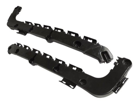 Crown Automotive Bumper Brackets 55079222K Rear Fascia Bracket Set for 2011+ Jeep WK Grand Cherokee; Black Plastic
