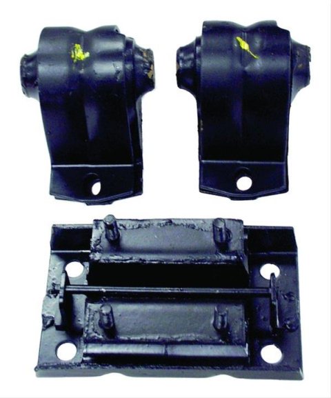 Crown Automotive Motor Mount Kits for 1997-2006 WRANGLER - 52019276K Mounts, Steel, Black, Transmission Mount, Jeep, 2.4L, 2.5L, Kit