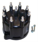 Crown Automotive Distributor Caps 53008767 Cap, Male/HEI, Screw Down, Thermoplastic, Black, Jeep, 5.2L, 5.9L, Each thumbnail 1