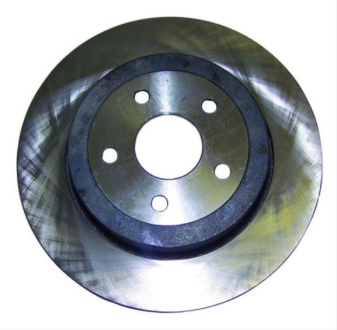 Crown Automotive Brake Rotors 5290731AB Rotors, Solid Surface, Steel, Natural, Rear, Jeep, Each
