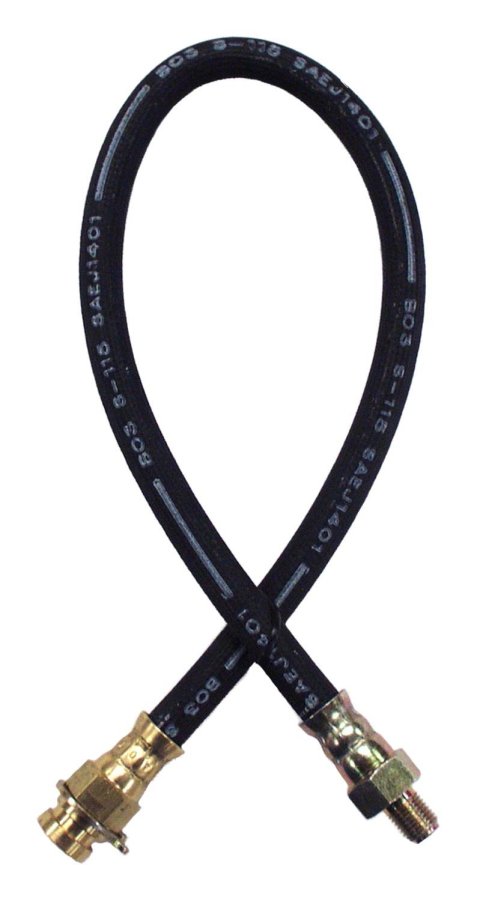 Crown Automotive Brake Hoses J0991360 Hose, Assembled, Rubber, 19.125 in. Length, Jeep, Each