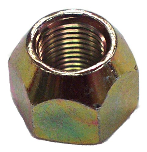 Crown Automotive Lug Nuts J0636035 Nut, Conical Seat, 1/2-20 LH in. Thread Size, Steel, Zinc Finish, Open End Design, Jeep, Each
