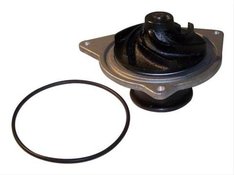 Crown Automotive Mechanical Water Pumps 5003085AA Pump, Mechanical, Standard-volume, Aluminum, Natural, Counterclockwise, Chrysler, Eagle, Each
