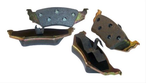 Crown Automotive Brake Pads 5011631TI Pads, Semi-metallic, Rear, Chrysler, Dodge, Set