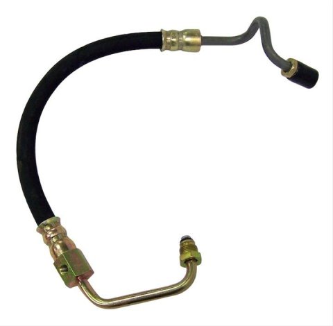 Crown Automotive Power Steering Hoses 52002719 Hose, High-pressure, Steel/Rubber, Black, Jeep, Each