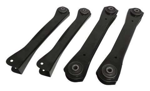 Crown Automotive Control Arms for 1984-2001 CHEROKEE, 1986-1992 COMANCHE, 1997-2006 WRANGLER - CAK12 Arm, Front Upper and Lower, Stock Style, Steel, Black Painted, Jeep, Set of 4