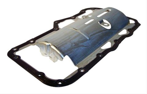 Crown Automotive Oil Pan Gaskets 53021001AB Gasket, One-piece, Rubber/Steel, Dodge, Jeep, 3.7L, Each