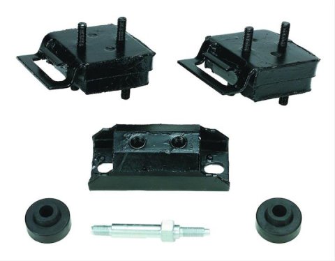 Crown Automotive Motor Mount Kits 3186107K Mounts, Transmission Mount, Complete Mount, Bolt-In, Jeep, Kit