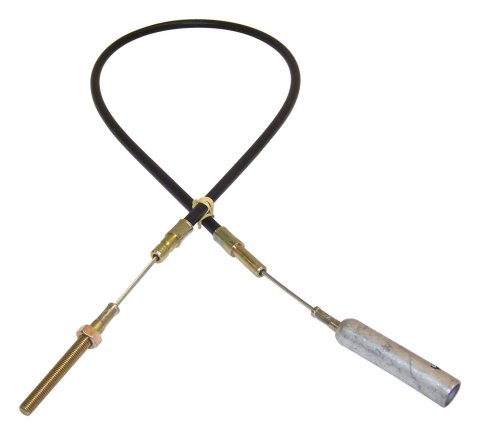 Crown Automotive Parking Brake Cables for 1945-1949 WILLYS - J0640353 Cable, Black Plastic Jacket, 42.250 in. Length, Jeep, Each