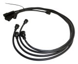 Crown Automotive Spark Plug Wire Sets J0930456 Wires, 7.00mm, Spiral Core, Black, Jeep, 2.2L, Set thumbnail 1