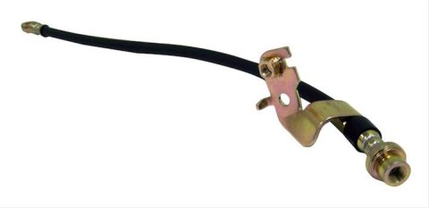Crown Automotive Brake Hoses 5105603AD Hose, Assembled, Rubber, 18.50 in. Length, Driver Side Front, Chrysler, Dodge, Jeep, Each