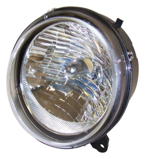 Crown Automotive Headlight Assemblies 55157141AA Assembly, Driver Side, OEM Style, Clear Lens, Jeep, Each