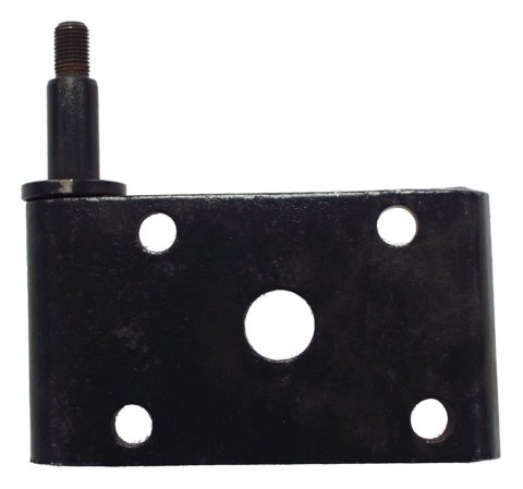 Crown Automotive Leaf Spring Mounting Plates J0800823 Plate, Front Right, Steel, Black, Jeep, Each