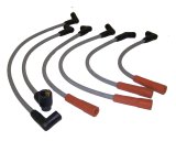 Crown Automotive Spark Plug Wire Sets 83502400 Wires, Assembled, 7.00mm, Spiral Core, Gray, Jeep, 2.5L, Set thumbnail 2