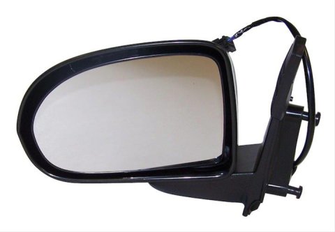 Crown Automotive Side View Mirrors for 2007-2010 COMPASS - 5115043AG Mirror, Replacement, Driver Side, Electric, Flat, Black Textured Housing, Jeep, Each
