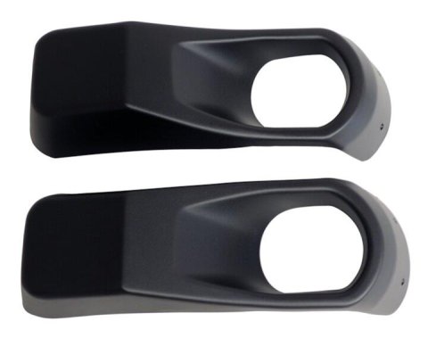 Crown Automotive Fog Bezels 68295558K Light Bezel Set, Front Light Bezel Set for 2018+ Jeep JL Wrangler & 2020+ Jeep JT Gladiator