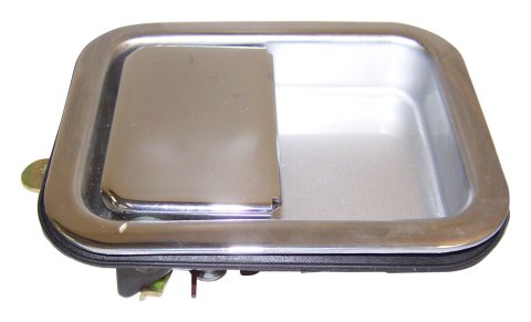 Crown Automotive Exterior Door Handles J5758172 Paddle Handle, Exterior, Steel, Chrome, Passenger Side Front, Jeep, Each