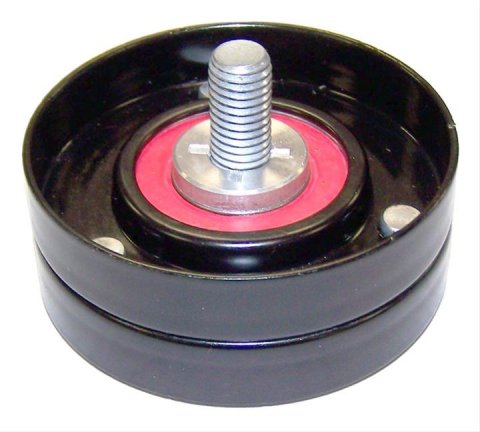 Crown Automotive Idler Pulleys 5066938AA Pulley, Serpentine, Plastic, Black, Jeep, 2.8L Detroit Diesel, Each