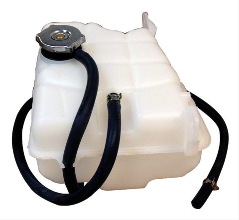 Crown Automotive Coolant Reservoirs 52079788AE Reservoir, Bolt-in, Plastic, White, Jeep, Each