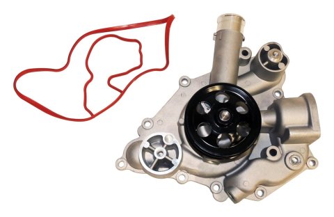 Crown Automotive Mechanical Water Pumps 68346916AA Pumps, Mechanical, Standard-volume, Clockwise Rotation, Aluminum, Natural, Gasket, Chrysler, Dodge, Jeep, Each