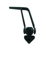 Crown Automotive Side View Mirrors for 1987-1995 WRANGLER - 55012573 Mirror, Replacement, Manual, Flat, Black Housing, KDX Style, Jeep, Each thumbnail 3