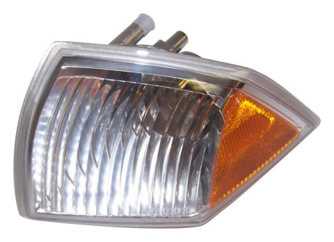 Crown Automotive Parking Light Assemblies 68000683AB Lamp Assembly, Amber/Clear Lens, Driver Side Front, Jeep, Each