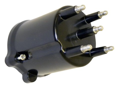 Crown Automotive Distributor Caps J3234451 Cap, HEI, Screw Down, Thermoplastic, Black, Jeep, 2.5L, Each
