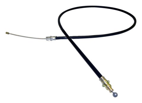 Crown Automotive Parking Brake Cables J3239949 Cable, Right Rear, Black Plastic Jacket, 61.25 in. Cable Length, Jeep, Each