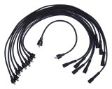 Crown Automotive Spark Plug Wire Sets 83300090 Wires, Assembled, 7.00mm, Spiral Core, Black, Jeep, 5.0L, 5.9L, 6.6L, Set thumbnail 1