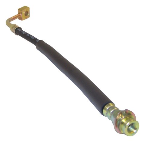 Crown Automotive Brake Hoses for 1982-1986 CJ7, 1982-1985 SCRAMBLER - J5363756 Hose, Assembled, Rubber, 16.25 in. Length, Passenger Side Front, Jeep, Each