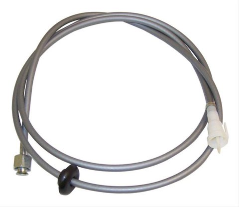 Crown Automotive Speedometer Cables 4897801AA Cable, Push-on, Gray Plastic Jacket, 78.00 in. Cable Length, Jeep, Each