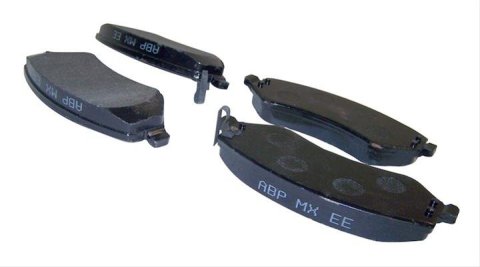 Crown Automotive Brake Pads for 2001-2006 STRATUS - 5018945TI Pads, Semi-metallic, Front, Dodge, Set
