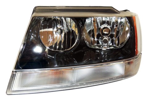 Crown Automotive Headlight Assemblies 55155129AJ Lighting - Exterior, Assembly, 2002-2004 WJ Grand Cherokee;