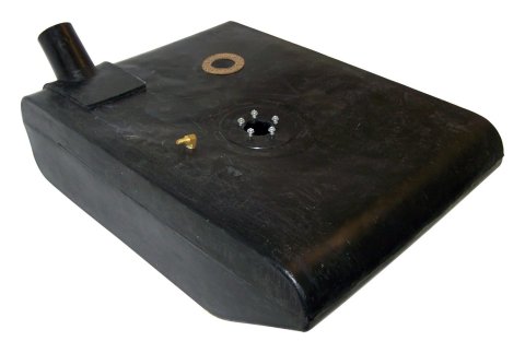 Crown Automotive Fuel Tanks for 1959-1964 CJ3, 1945-1958 WILLYS - 640685PL Tank, 10.5 Gallons Capacity, Polyethylene, Black, Jeep, 134, Each