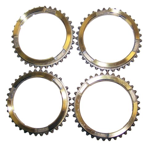 Crown Automotive Manual Transmission Replacement Parts J8132378 Synchronizer Blocking Ring, Bronze, Metal, T-176 Transmission, Jeep, Set of 4