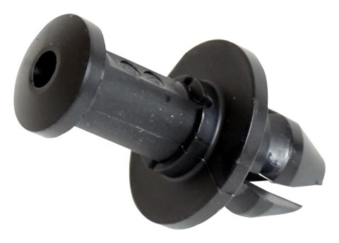Crown Automotive Push Pins 6509761AA Body Fastener, Pin, Plastic, Black, Jeep, Ram, Each