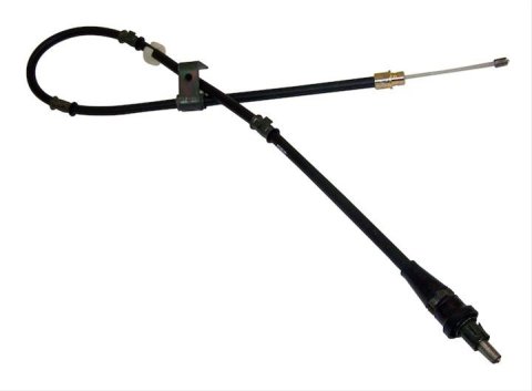 Crown Automotive Parking Brake Cables 52128119AC Cable, Left Rear, Black Plastic Jacket, 43.50 in. Cable Length, Jeep, Each