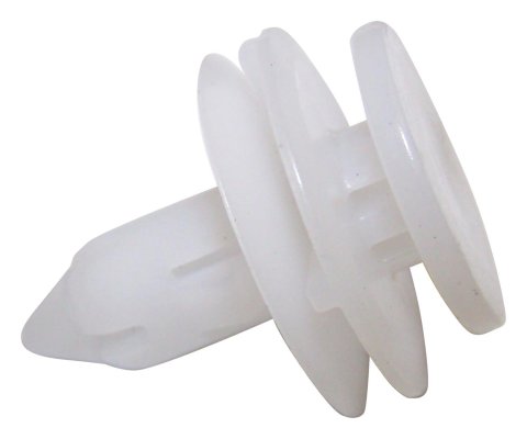 Crown Automotive Push Pin Fasteners 6505539AA Fastener, Interior, Plastic, White, Chrysler, Dodge, Jeep, Plymouth, Each