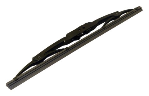 Crown Automotive Windshield Wiper Blades 83505425 Blade, Plastic Frame, Rubber Blade, Black, 12.00 in. Length, Jeep, Each