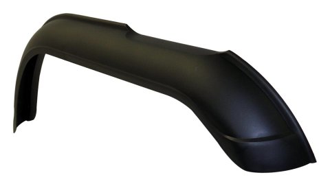 Crown Automotive Fender Flares J5455072 Flare, Passenger Side Front, ABS Plastic, Black, 2.50 in. Flare Width, Jeep, Each
