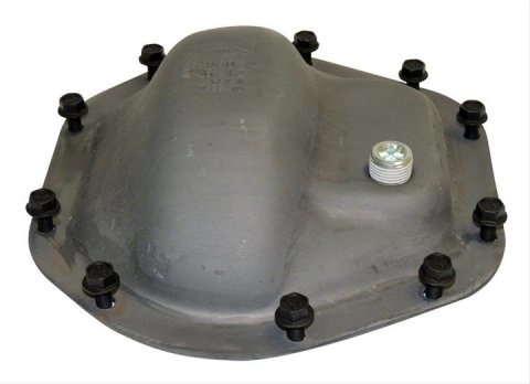 Crown Automotive 10 Bolt Dana 44 Differential Cover 5083661AA Cover, Front, 10-bolt, Steel, Silver Powdercoated, 44, Jeep, Each