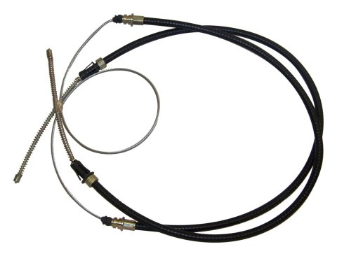Crown Automotive Parking Brake Cables for 1972-1973 COMMANDO - J0999895 Cable, Rear, Black Plastic Jacket, 107.00 in. Cable Length, Jeep, Each