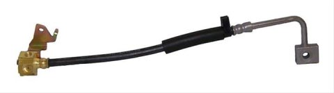 Crown Automotive Brake Hoses 52089997AE Hose, Assembled, Rubber, 13.13 in. Length, Driver Side Rear, Jeep, Each
