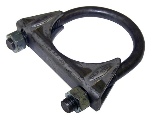 Crown Automotive 2 Inch Exhaust Clamp J8126663 Clamp, U-bolt Style, Steel, Natural, 2.00 in. Pipe Diameter, Each