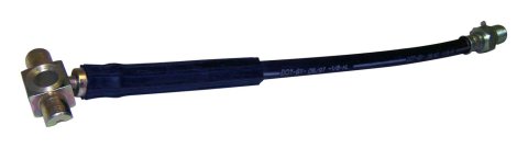 Crown Automotive Brake Hoses for 1974-1978 J20, J10, 1976-1978 CHEROKEE - J5352688 Hose, Assembled, Rubber, 14.00 in. Length, Passenger Side Front, Jeep, Each