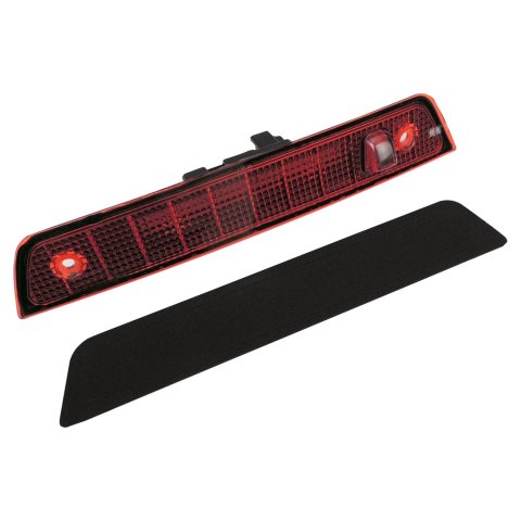 Crown Automotive - Third Brake Light Assemblies for 2005-2010 GRAND CHEROKEE 55157397AD High Mount Stop Lamp Jeep WK Grand Cherokee; Red Plastic