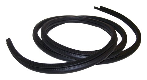 Crown Automotive Weatherstripping Seals 55015782 Weatherstrip Seal, Door Weahterstrip, RUbber, Black, Jeep, Each