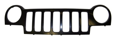 Crown Automotive Grilles 55156608AA Grille, ABS Plastic, Black, Jeep, Each