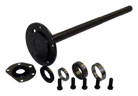 Crown Automotive Direct-Fit Axle Shaft Assemblies for 1982-1986 CJ7, 1982-1985 SCRAMBLER - J8133885-1 Shaft, One-piece Conversion, Rear Driver Side, Bolt-in, 29-spline, Steel, AMC Model 20, Jeep, Each